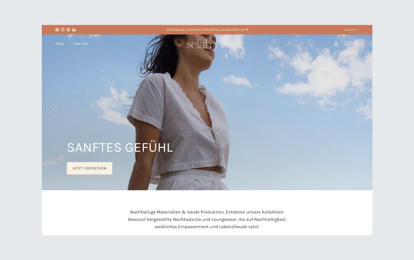 selah vie — collection page